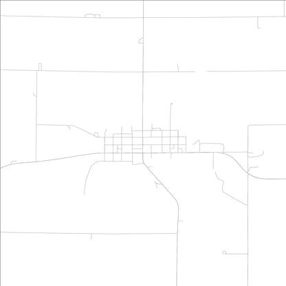 ROAD MAP OF CAMDEN, INDIANA BY MAPBAKES