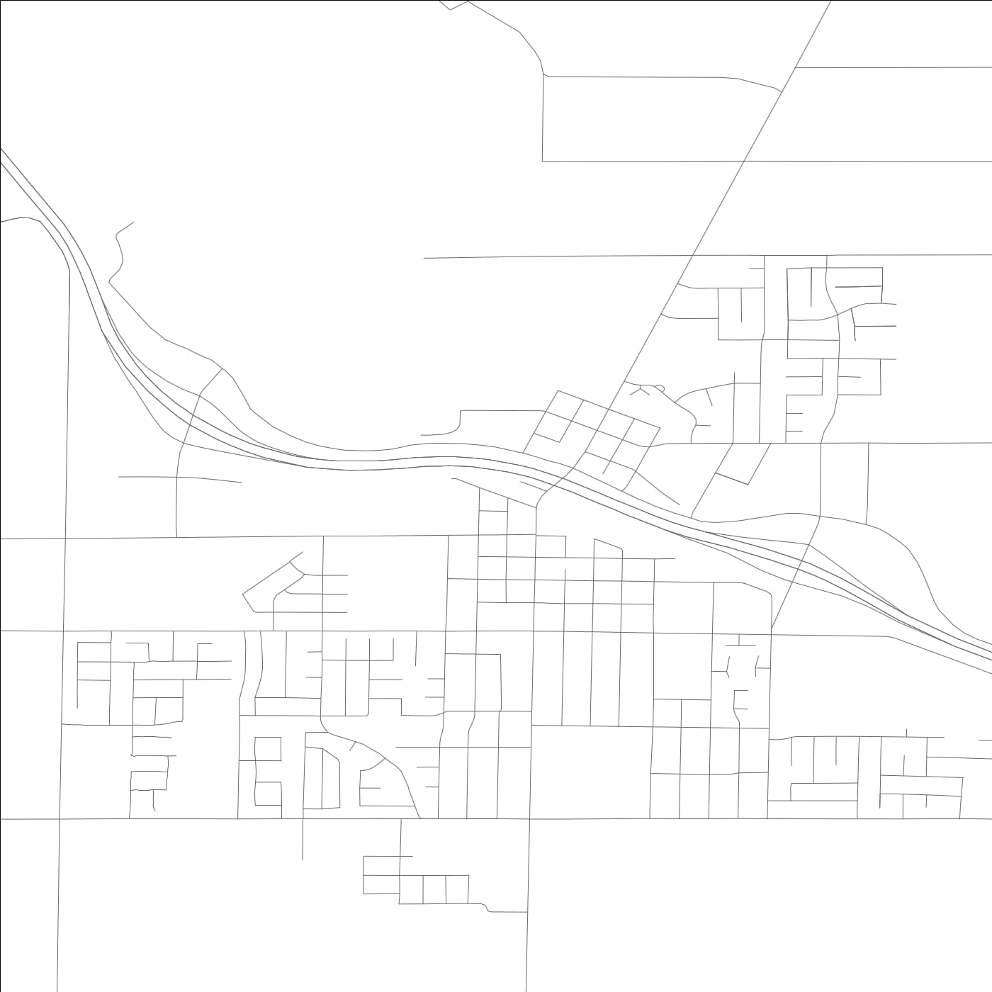 ROAD MAP OF LIVINGSTON, CALIFORNIA BY MAPBAKES