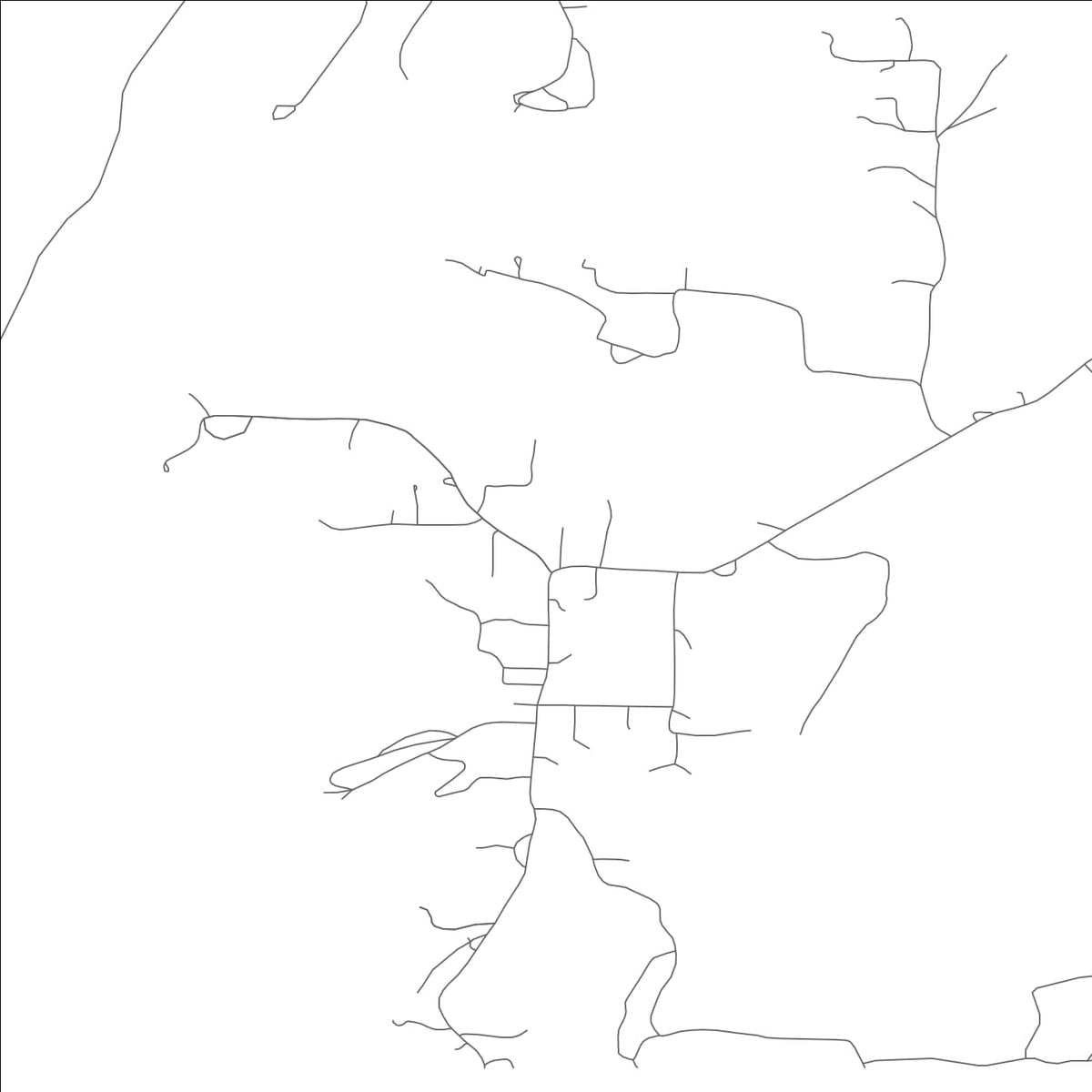 ROAD MAP OF PONTIAC, MISSOURI BY MAPBAKES