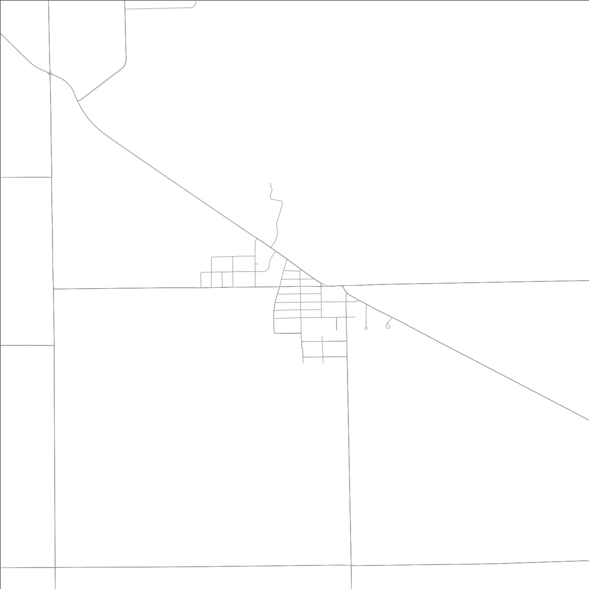 ROAD MAP OF MANLIUS, ILLINOIS BY MAPBAKES