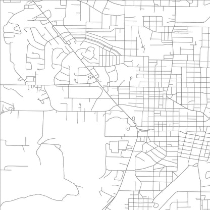 ROAD MAP OF POPLAR BLUFF, MISSOURI BY MAPBAKES