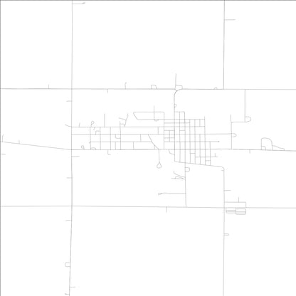 ROAD MAP OF ROLFE, LOWA BY MAPBAKES