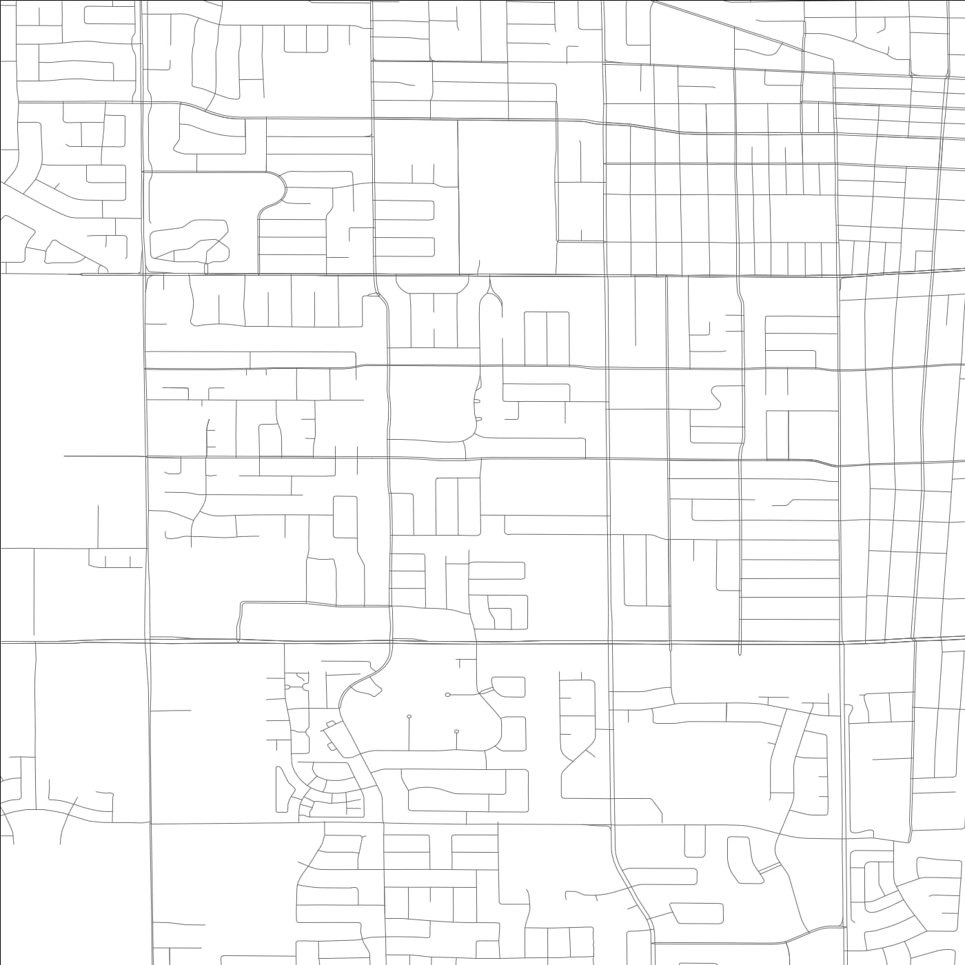 ROAD MAP OF LODI, CALIFORNIA BY MAPBAKES