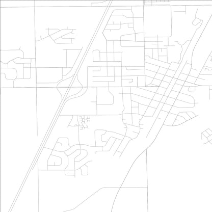 ROAD MAP OF MANTENO, ILLINOIS BY MAPBAKES