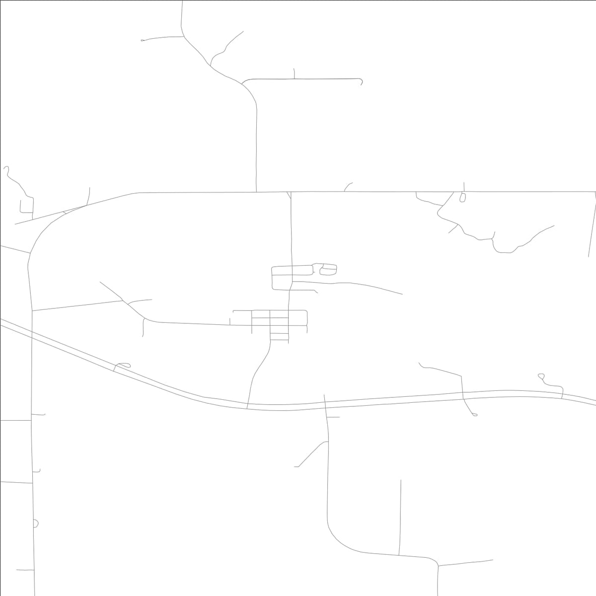 ROAD MAP OF ROME, LOWA BY MAPBAKES