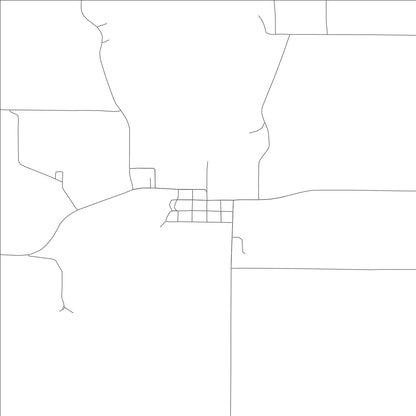 ROAD MAP OF POWERSVILLE, MISSOURI BY MAPBAKES