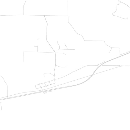 ROAD MAP OF MAPLETON, ILLINOIS BY MAPBAKES