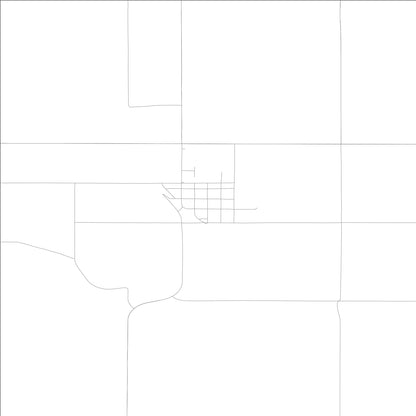 ROAD MAP OF ROWAN, LOWA BY MAPBAKES