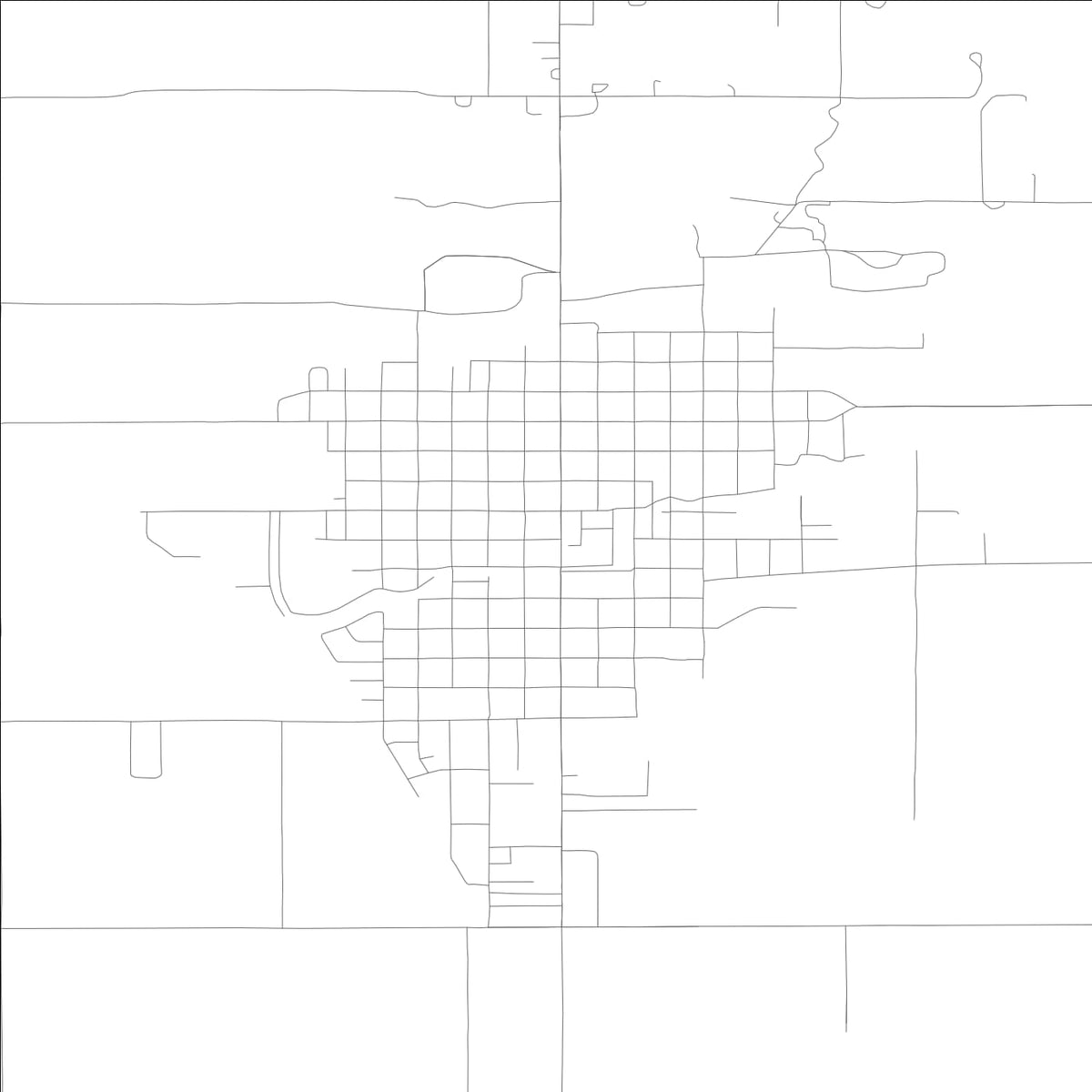 ROAD MAP OF GOODING, IDAHO BY MAPBAKES