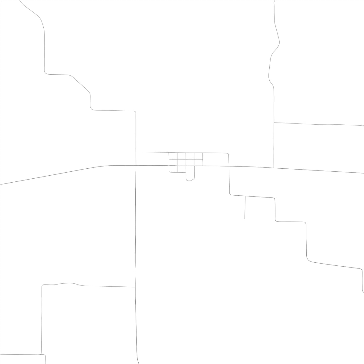 ROAD MAP OF MARIETTA, ILLINOIS BY MAPBAKES