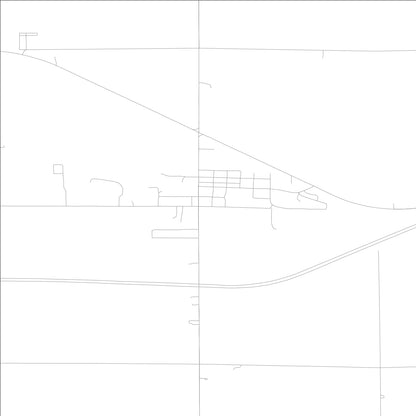 ROAD MAP OF RUDD, LOWA BY MAPBAKES