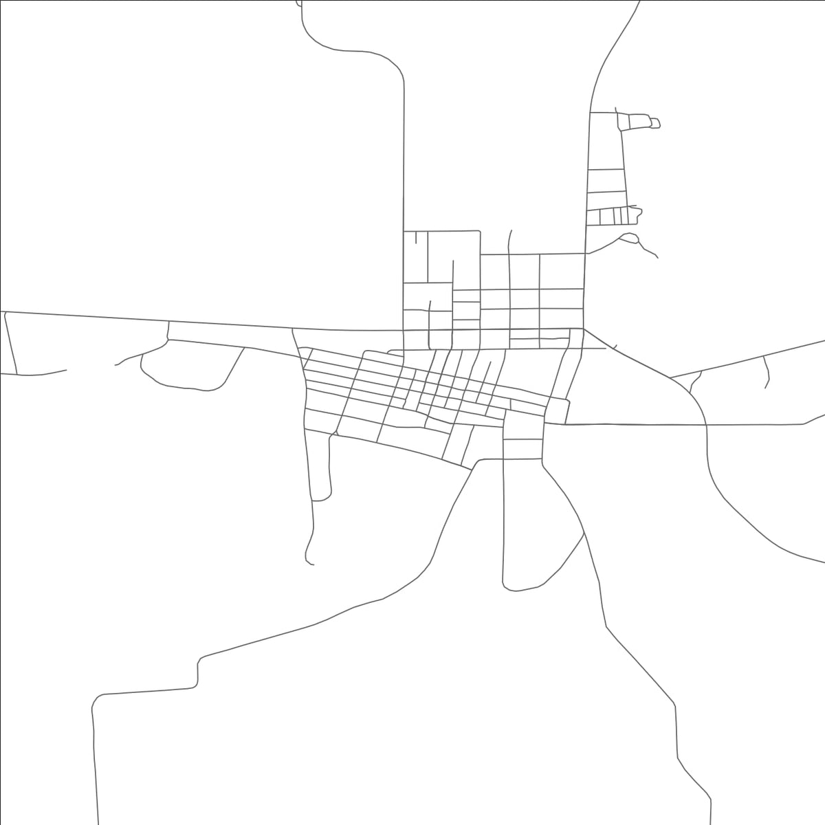 ROAD MAP OF PRINCETON, MISSOURI BY MAPBAKES