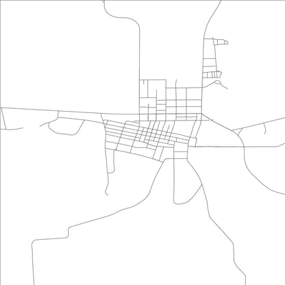 ROAD MAP OF PRINCETON, MISSOURI BY MAPBAKES