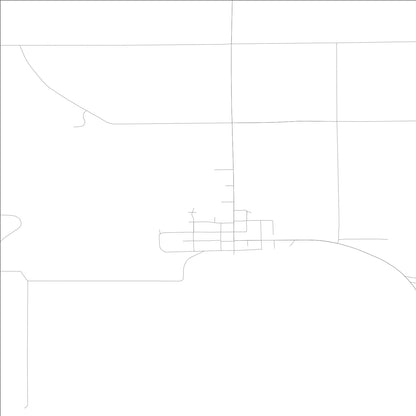 ROAD MAP OF RUNNELLS, LOWA BY MAPBAKES