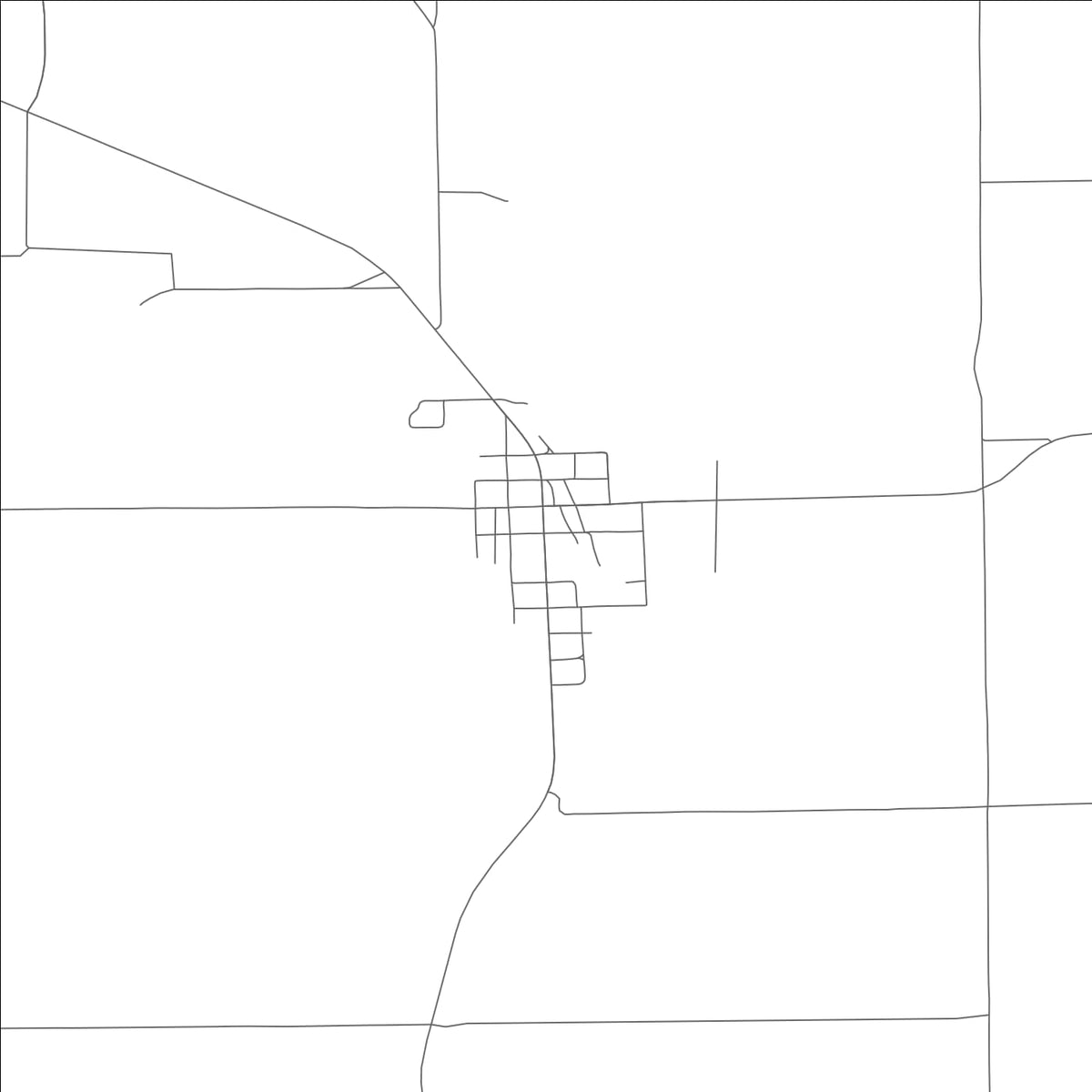 ROAD MAP OF PURDIN, MISSOURI BY MAPBAKES