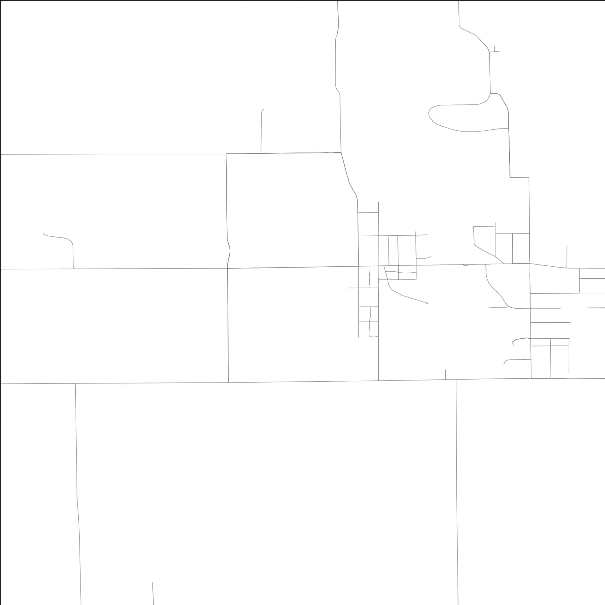 ROAD MAP OF MARK, ILLINOIS BY MAPBAKES