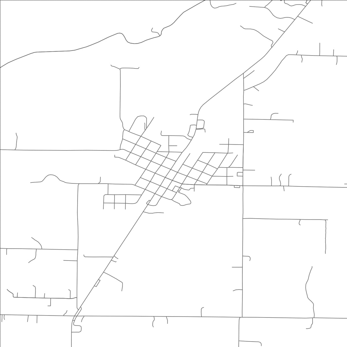 ROAD MAP OF PUXICO, MISSOURI BY MAPBAKES