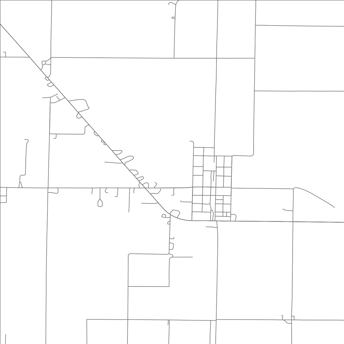 ROAD MAP OF QULIN, MISSOURI BY MAPBAKES