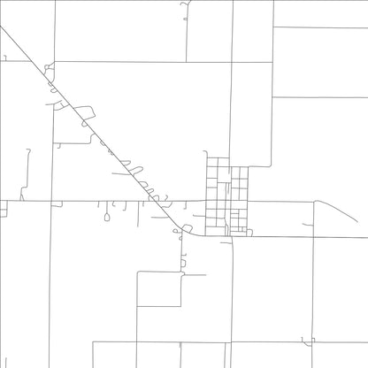 ROAD MAP OF QULIN, MISSOURI BY MAPBAKES