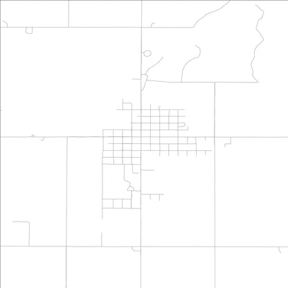 ROAD MAP OF GRACE, IDAHO BY MAPBAKES