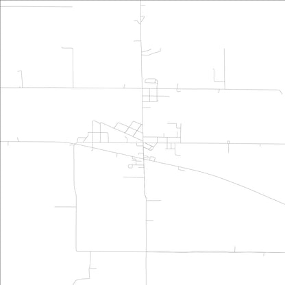 ROAD MAP OF CAMPBELLSBURG, INDIANA BY MAPBAKES