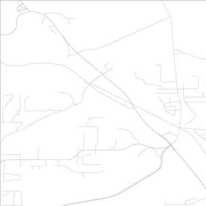 ROAD MAP OF SAGEVILLE, LOWA BY MAPBAKES