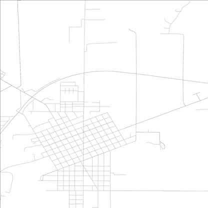 ROAD MAP OF MARSHALL, ILLINOIS BY MAPBAKES