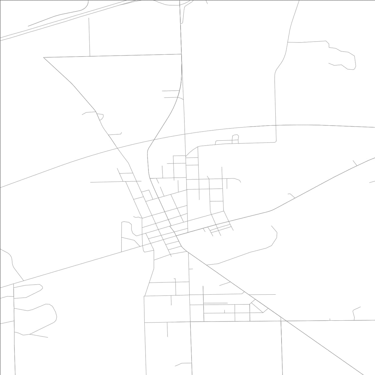 ROAD MAP OF MARTINSVILLE, ILLINOIS BY MAPBAKES
