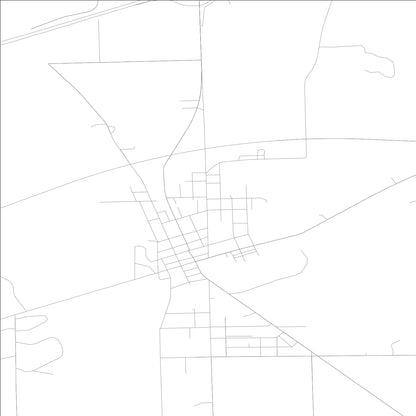 ROAD MAP OF MARTINSVILLE, ILLINOIS BY MAPBAKES