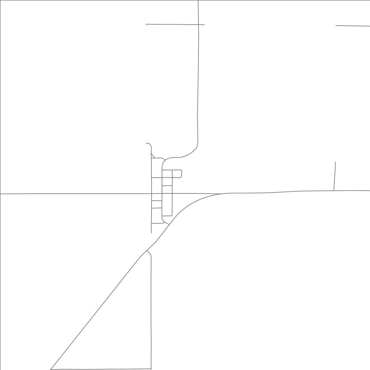 ROAD MAP OF RAVANNA, MISSOURI BY MAPBAKES