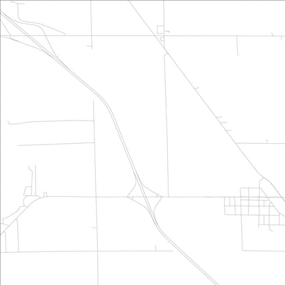 ROAD MAP OF SALIX, LOWA BY MAPBAKES