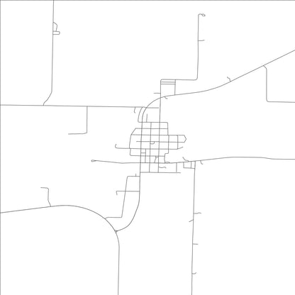 ROAD MAP OF RAVENWOOD, MISSOURI BY MAPBAKES