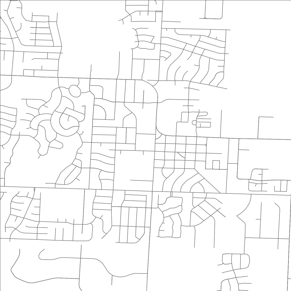 ROAD MAP OF RAYMORE, MISSOURI BY MAPBAKES