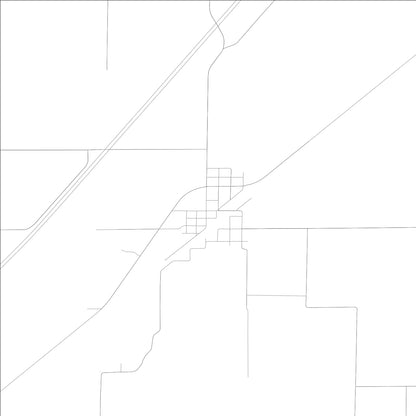 ROAD MAP OF MASON, ILLINOIS BY MAPBAKES