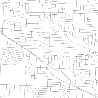 ROAD MAP OF RAYTOWN, MISSOURI BY MAPBAKES