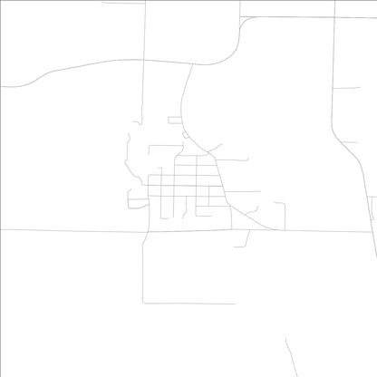 ROAD MAP OF MATHERVILLE, ILLINOIS BY MAPBAKES