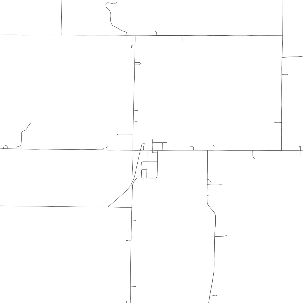 ROAD MAP OF REA, MISSOURI BY MAPBAKES