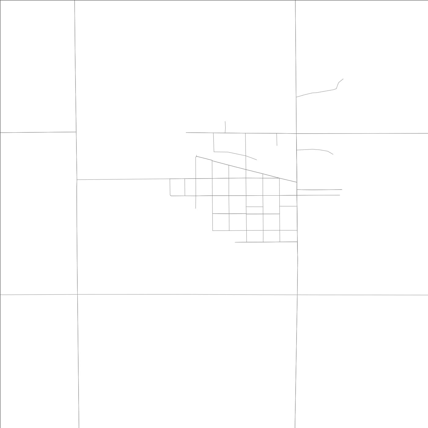 ROAD MAP OF SCHALLER, LOWA BY MAPBAKES