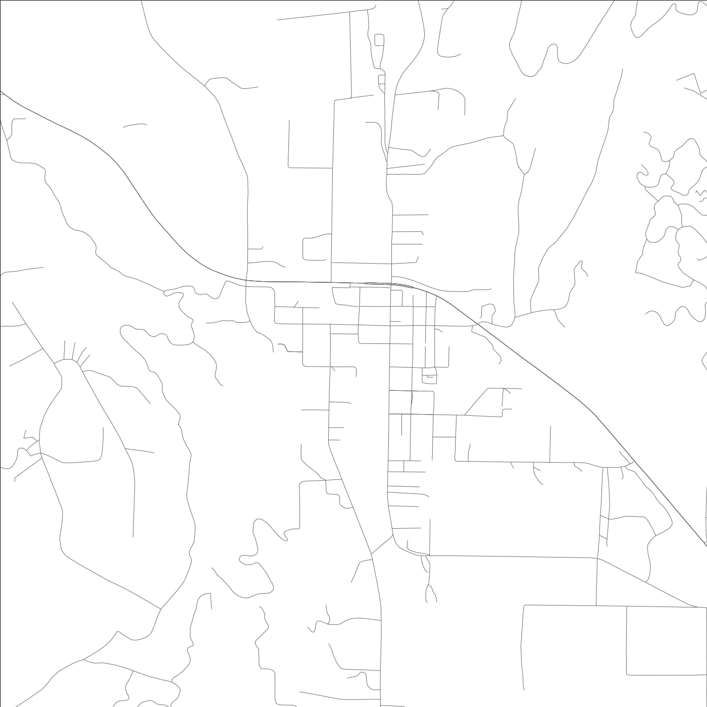 ROAD MAP OF LOS OLIVOS, CALIFORNIA BY MAPBAKES