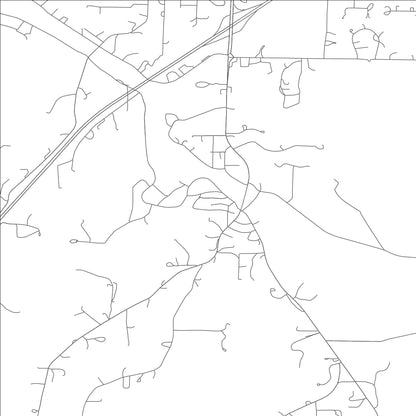 ROAD MAP OF REDINGS MILL, MISSOURI BY MAPBAKES