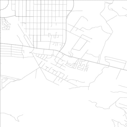 ROAD MAP OF LOS OSOS, CALIFORNIA BY MAPBAKES