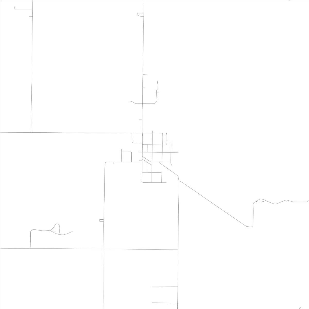 ROAD MAP OF MAUNIE, ILLINOIS BY MAPBAKES