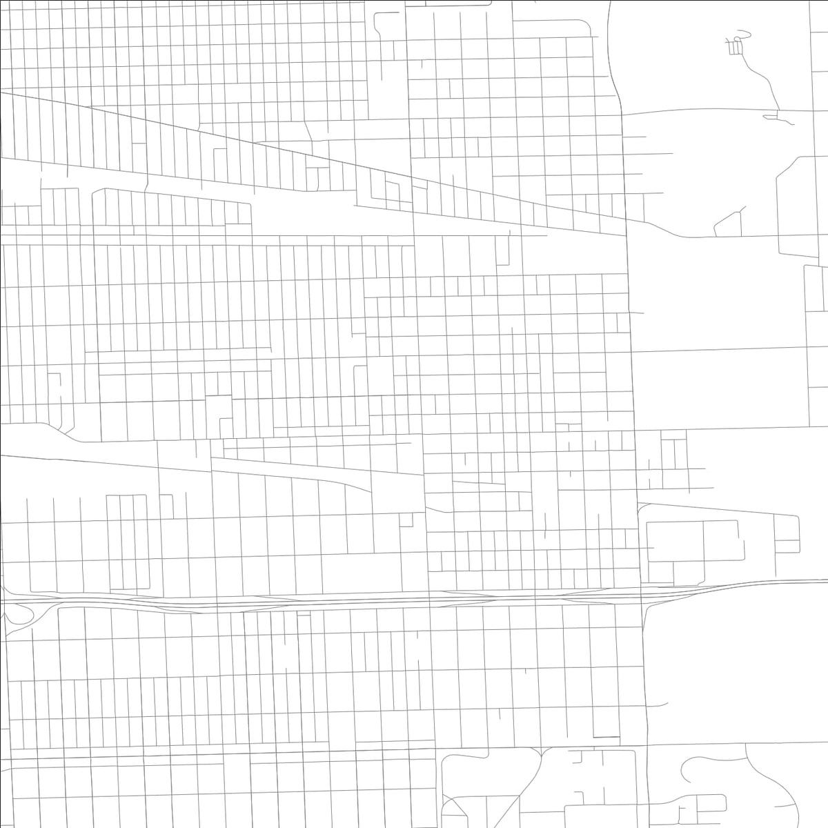 ROAD MAP OF MAYWOOD, ILLINOIS BY MAPBAKES