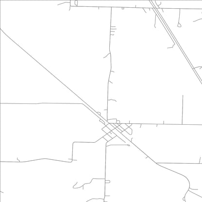 ROAD MAP OF RENICK, MISSOURI BY MAPBAKES