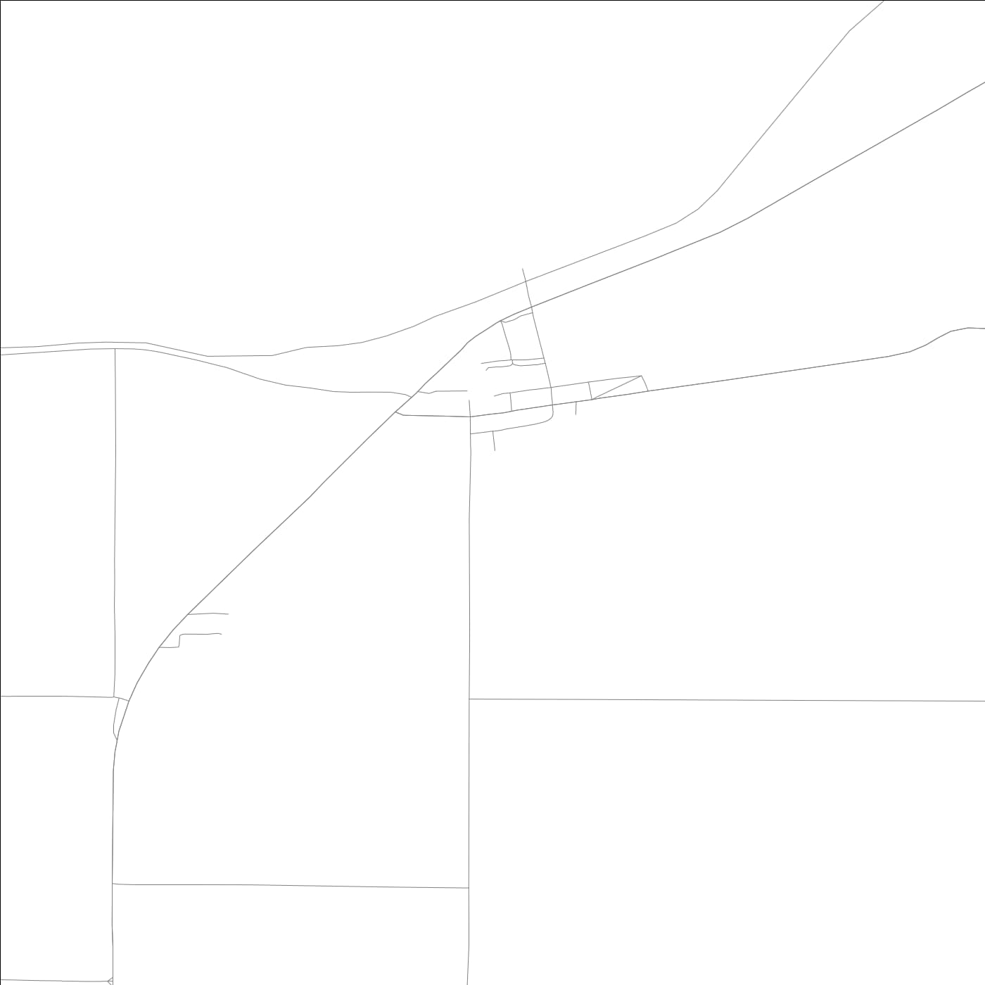 ROAD MAP OF MCCLURE, ILLINOIS BY MAPBAKES