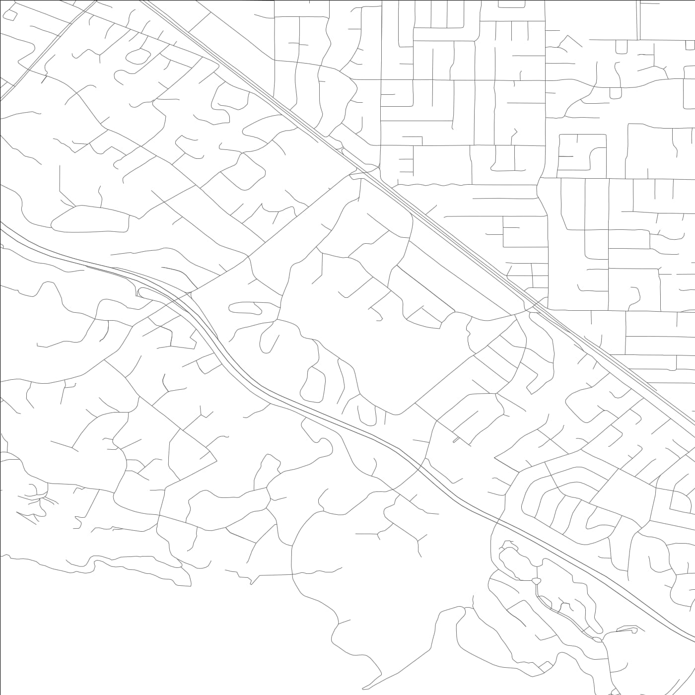 ROAD MAP OF LOYOLA, CALIFORNIA BY MAPBAKES