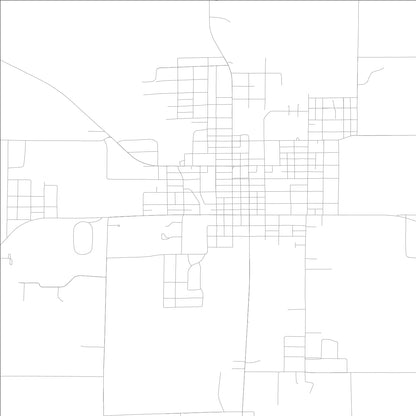 ROAD MAP OF MCLEANSBORO, ILLINOIS BY MAPBAKES