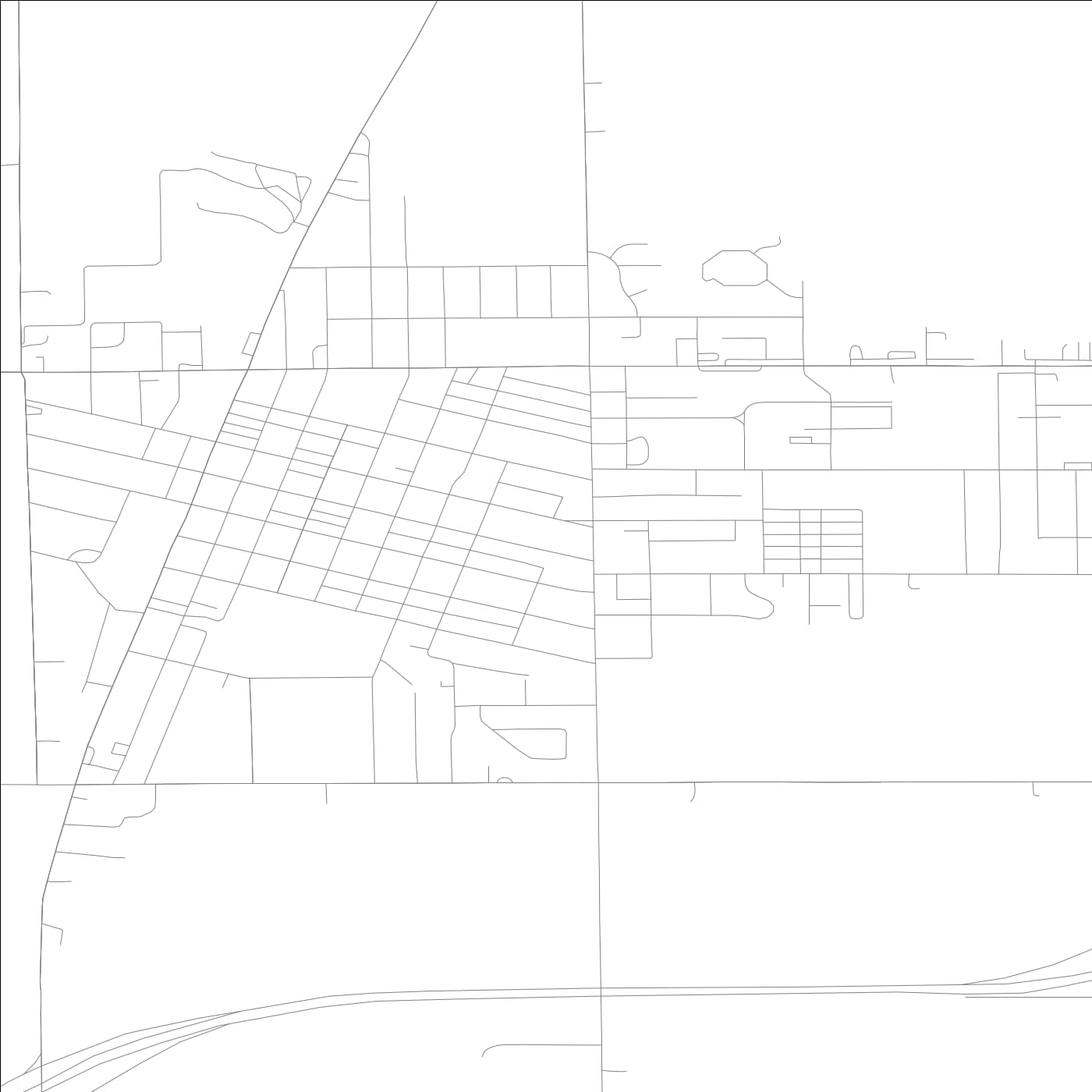 ROAD MAP OF SHELDON, LOWA BY MAPBAKES