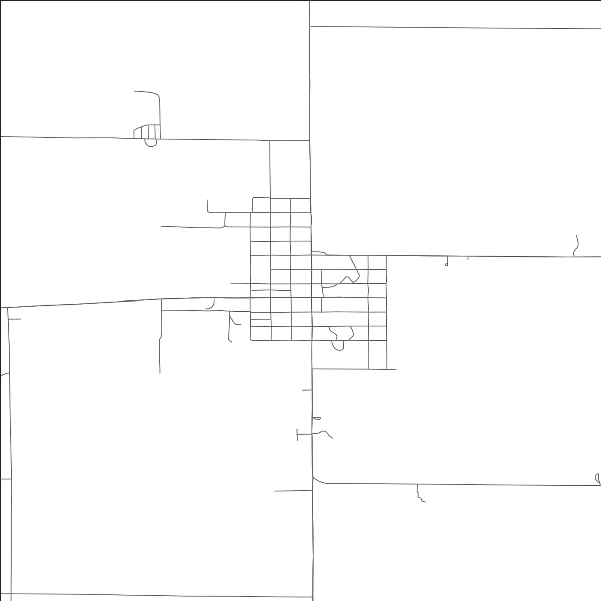 ROAD MAP OF RIDGEWAY, MISSOURI BY MAPBAKES