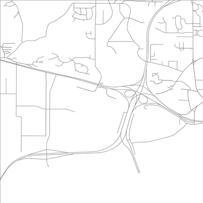 ROAD MAP OF RIVERSIDE, MISSOURI BY MAPBAKES